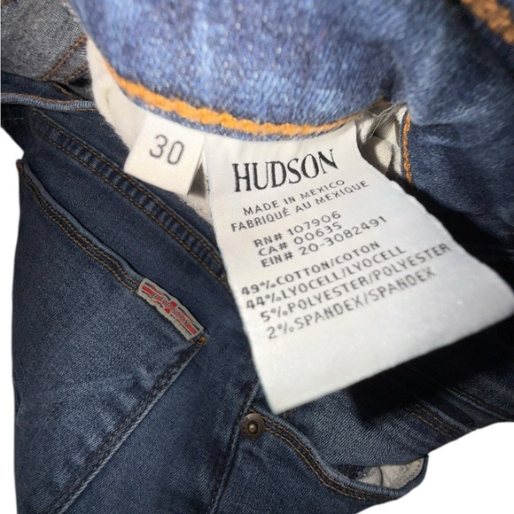 Hudson Jeans Relaxed Fit Distressed Blue Denim Size 30 - Picture 6 of 6